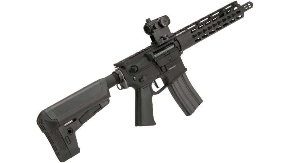 Krytac / KRISS USA Full Metal Trident MKII CRB Airsoft AEG Rifle, 400 FPS, Black, Large, KTAEG-TR2CRB-BK01