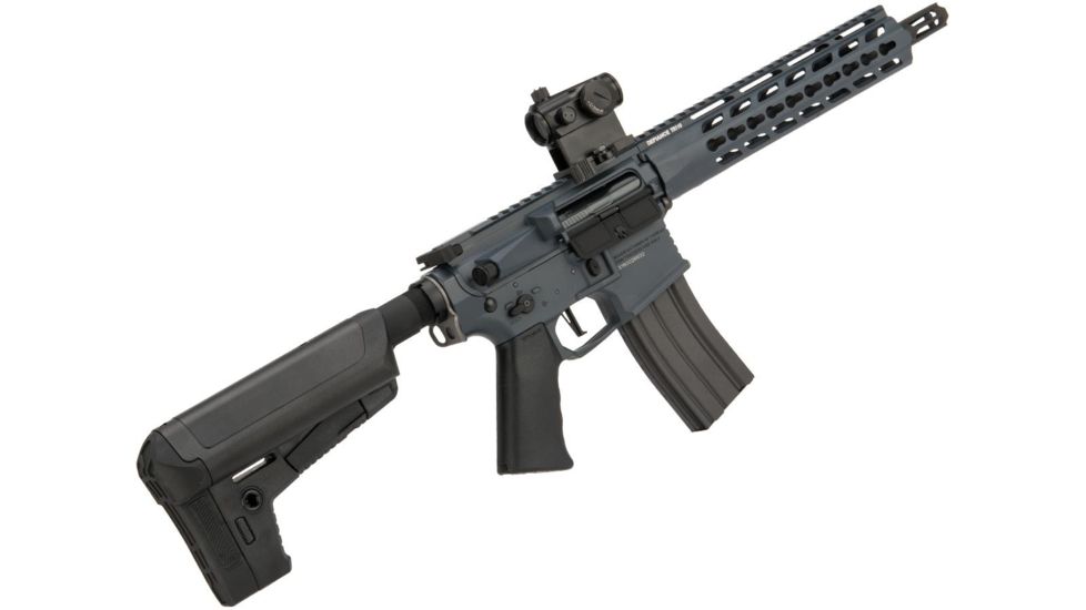 Krytac / KRISS USA Full Metal Trident MKII CRB Airsoft AEG Rifle, 400 FPS, Combat Grey, Large, KTAEG-TR2CRB-CG01