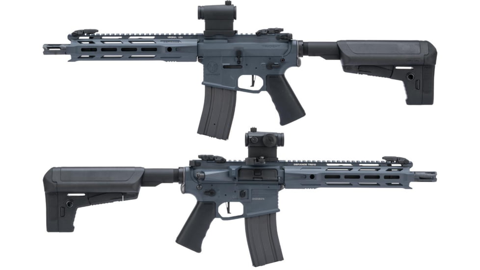 Krytac / KRISS USA Full Metal Trident MKII-M CRB Airsoft AEG Rifle, Combat Grey, Large, KTAEG-TR2CRBM-CG01