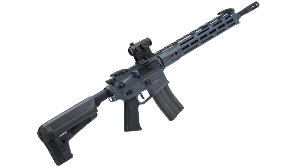 Krytac / KRISS USA Full Metal Trident MKII-M SPR Airsoft AEG Rifle, Combat Grey, Large, KTAEG-TR2SPRM-CG01