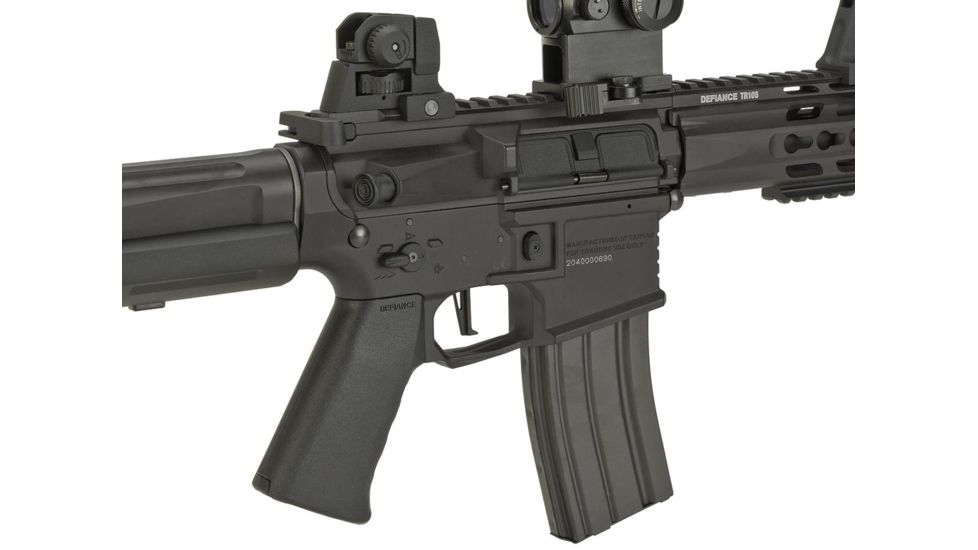 Krytac / KRISS USA Full Metal Trident MKII PDW Airsoft AEG Rifle, Black, Large, KTAEG-TR2PDW-BK01