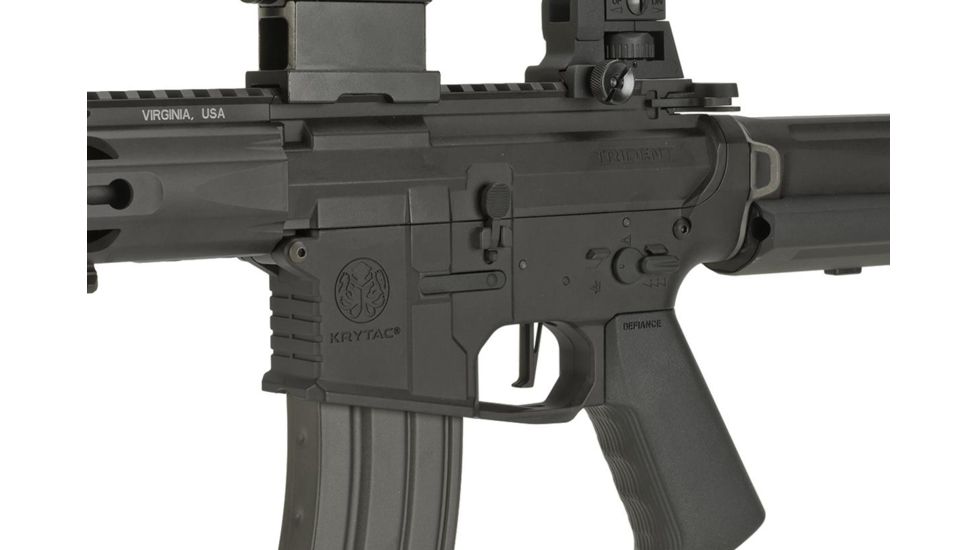 Krytac / KRISS USA Full Metal Trident MKII PDW Airsoft AEG Rifle, Black, Large, KTAEG-TR2PDW-BK01