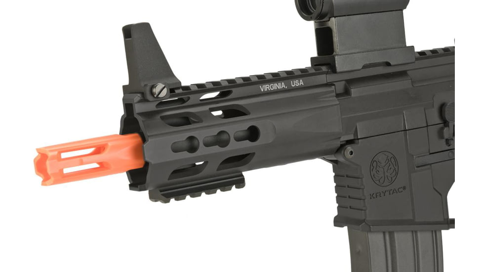 Krytac / KRISS USA Full Metal Trident MKII PDW Airsoft AEG Rifle, Black, Large, KTAEG-TR2PDW-BK01