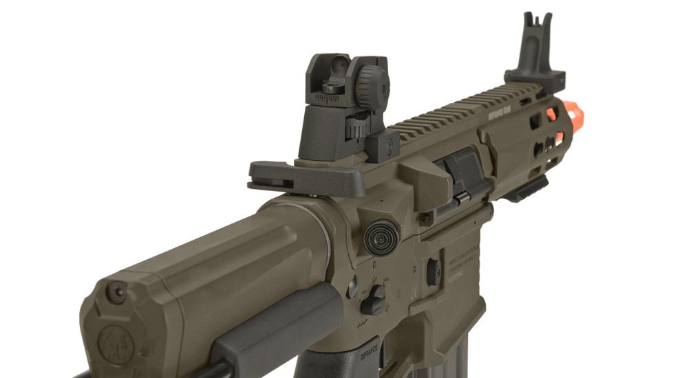 Krytac / KRISS USA Full Metal Trident MKII PDW Airsoft AEG Rifle, Dark Earth, Large, KTAEG-TR2PDW-FDE01