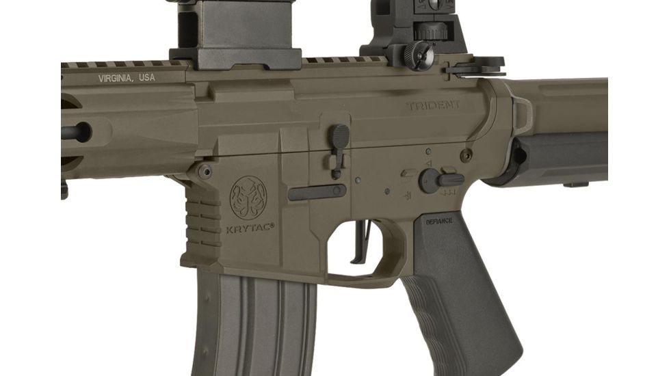 Krytac / KRISS USA Full Metal Trident MKII PDW Airsoft AEG Rifle, Dark Earth, Large, KTAEG-TR2PDW-FDE01