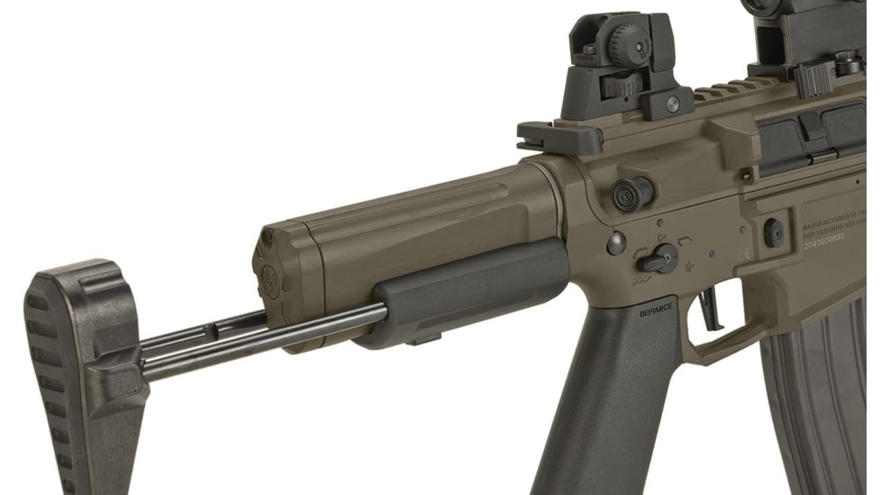 Krytac / KRISS USA Full Metal Trident MKII PDW Airsoft AEG Rifle, Dark Earth, Large, KTAEG-TR2PDW-FDE01