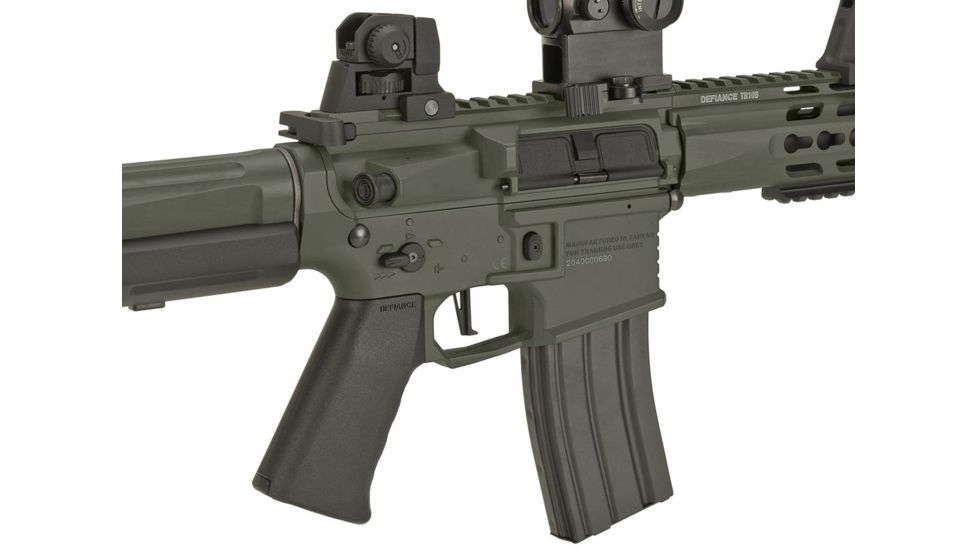 Krytac / KRISS USA Full Metal Trident MKII PDW Airsoft AEG Rifle, Foliage Green, Large, KTAEG-TR2PDW-FG01