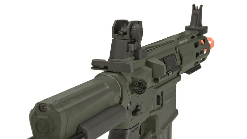Krytac / KRISS USA Full Metal Trident MKII PDW Airsoft AEG Rifle, Foliage Green, Large, KTAEG-TR2PDW-FG01