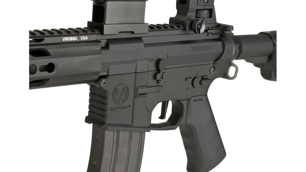 Krytac / KRISS USA Full Metal Trident MKII SPR Airsoft AEG Rifle, Black, Large, KTAEG-TR2SPR-BK01