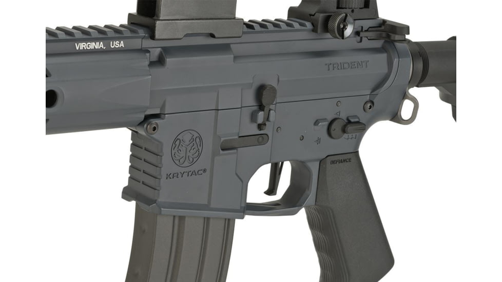 Krytac / KRISS USA Full Metal Trident MKII SPR Airsoft AEG Rifle, Combat Grey, Large, KTAEG-TR2SPR-CG01