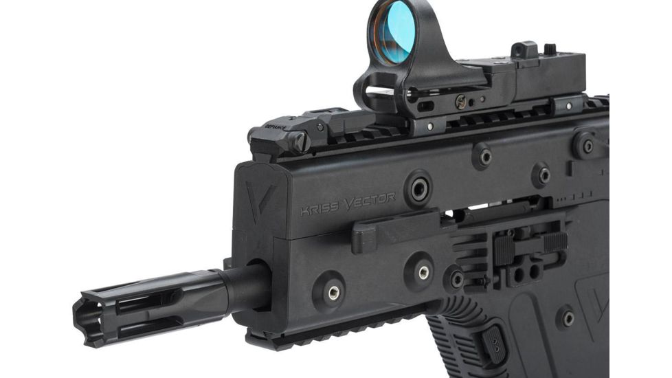 Krytac / KRISS USA Licensed Kriss Vector Airsoft AEG SMG Rifle, Black, Large, KTAEG-VSMGF-BK01