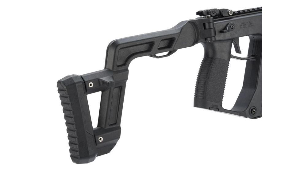 Krytac / KRISS USA Licensed Kriss Vector Airsoft AEG SMG Rifle, Black, Large, KTAEG-VSMGF-BK01