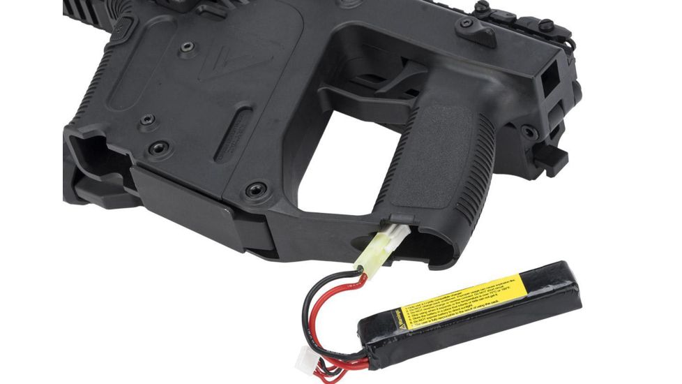 Krytac / KRISS USA Licensed Kriss Vector Airsoft AEG SMG Rifle, Black, Large, KTAEG-VSMGF-BK01