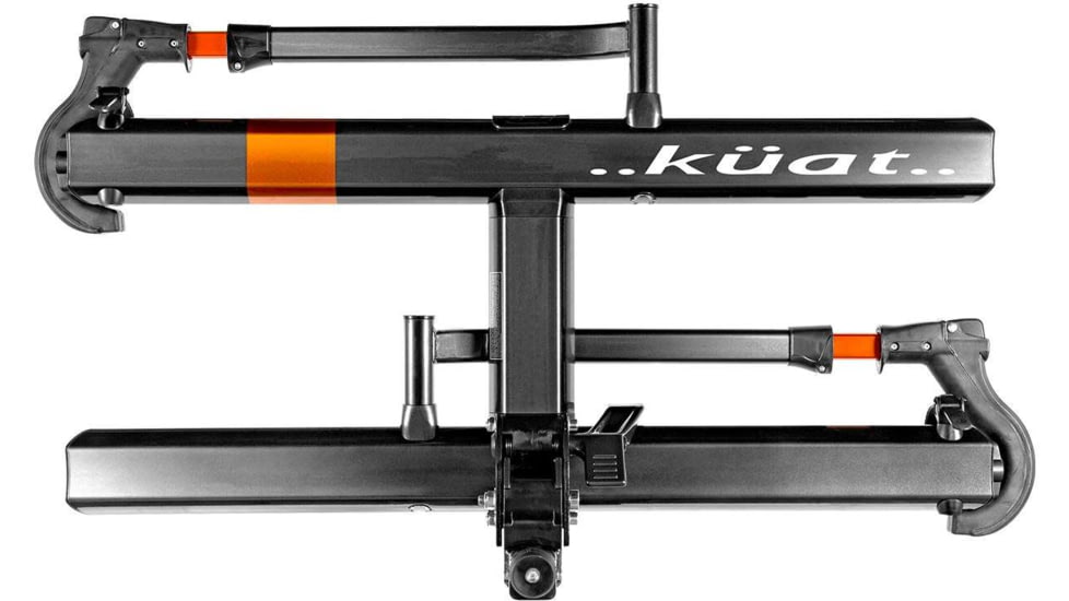 Kuat 2in Sherpa 2.0 - 2-Bike Rack, Gray Metallic and Orange Anodize, SH22G