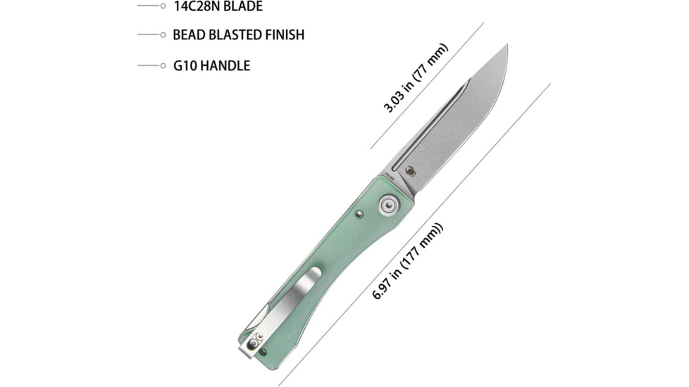 Kubey Akino Lockback Jade G10