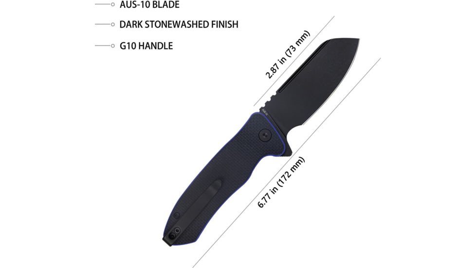 Kubey Creon Button Lock Blk/Blue
