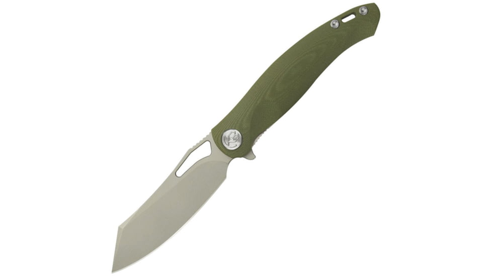 Kubey Drake Linerlock Green G10 Folding Knife, 3.88" sand blast finish AUS-10A stainless blade, Green G10 handle, KB239B