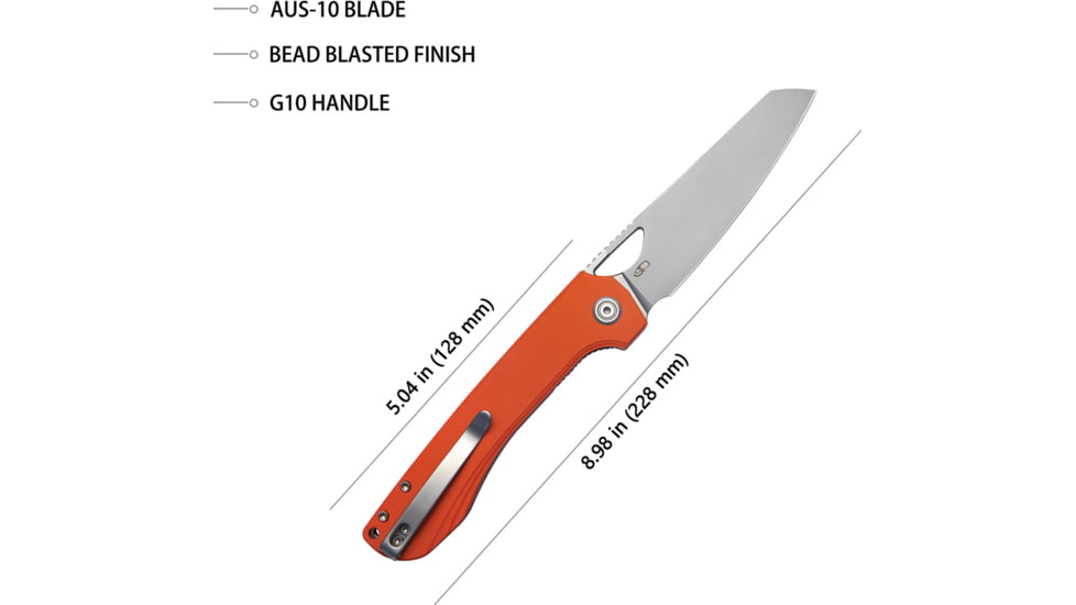 Kubey Elang Linerlock. Orange