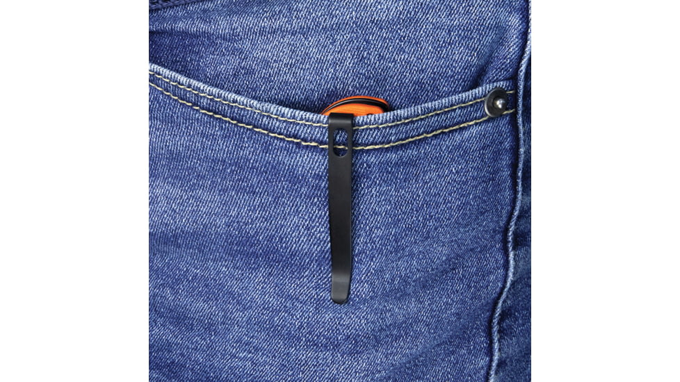 Kubey Elang Folding Knife, 5in Closed, 4in Black Black Stonewash AUS-10A Stainless Sheepsfoot Blade, Orange G10 Handle, KU365B