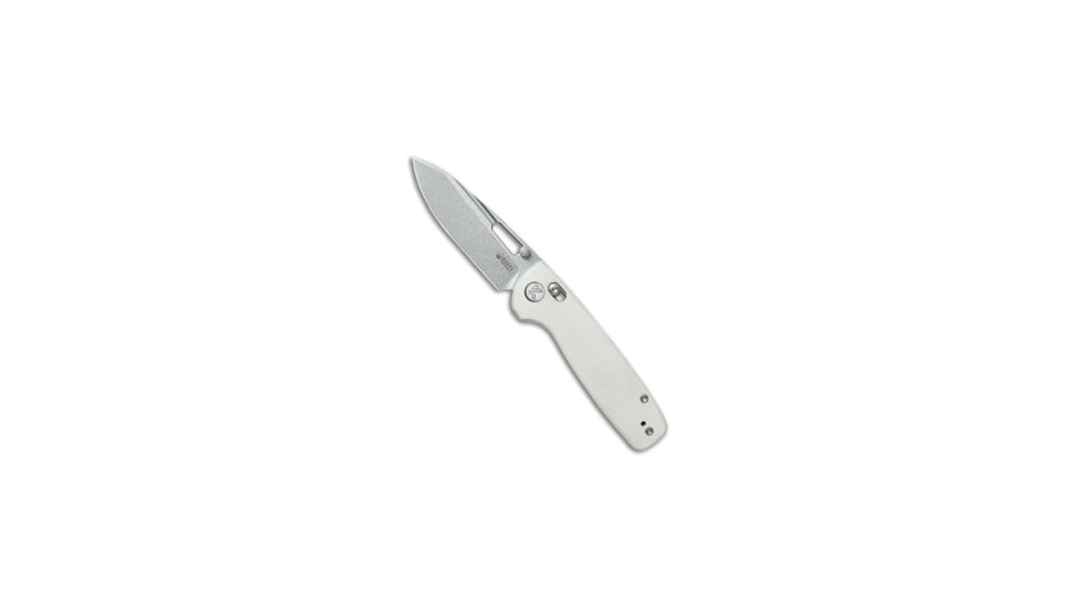 Kubey Knives Kubey Knives Bluff Crossbar Lock Knife White G-10 3.2&quot; 14C28N SW, White, 14C28N, adult, BHQ-216030