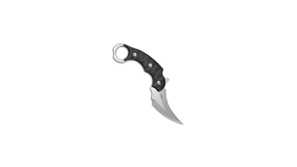 Kubey Knives Kubey Knives Velociraptor Fixed Blade Pikal Karambit Knife Black G-10 3" SW, Black, 14C28N, adult, BHQ-220316