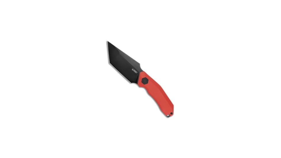 Kubey Knives Kubey Knives Yokai Fixed Blade Knife Red G-10 4.8" Black SW, Red, 14C28N, adult, BHQ-211083
