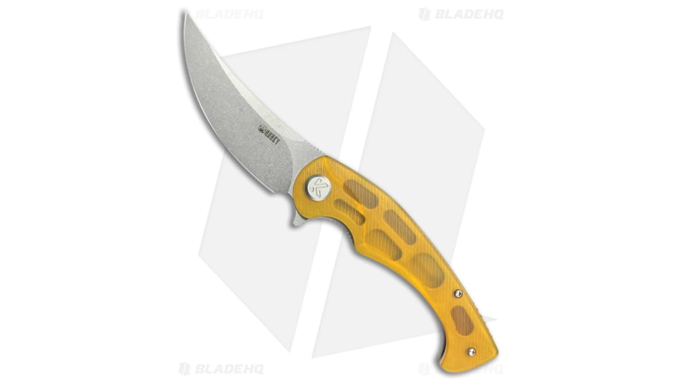 Kubey Scimitar 3.50in Folding Knife