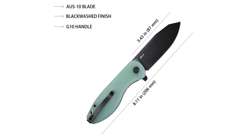 Kubey Master Chief Linerlock Jade KUB358D