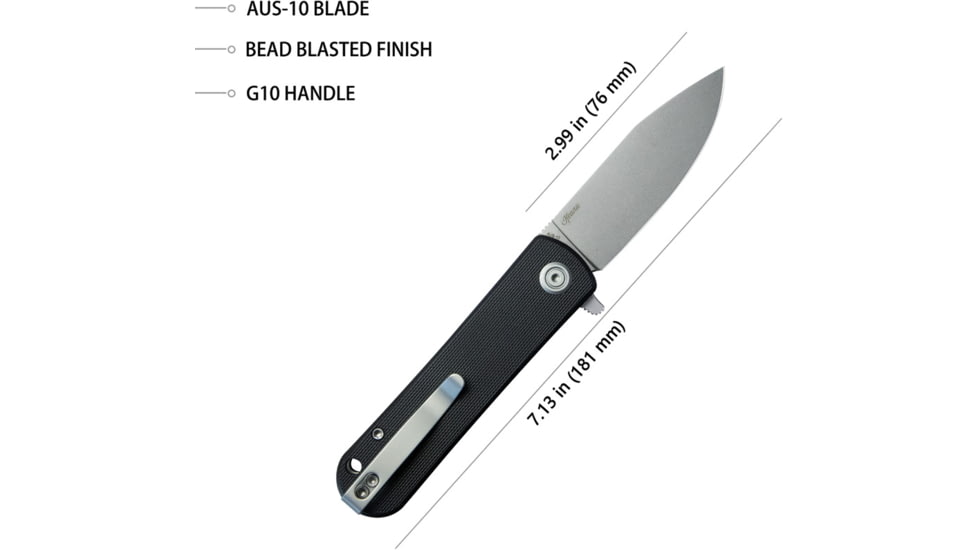 Kubey NEO Linerlock Black
