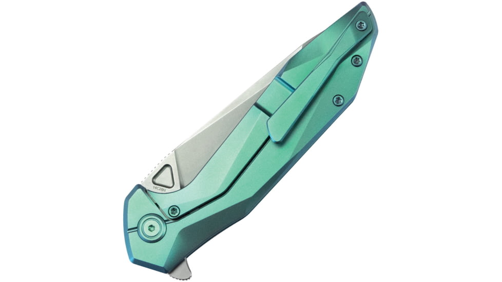 Kubey Nova Framelock Green Titanium