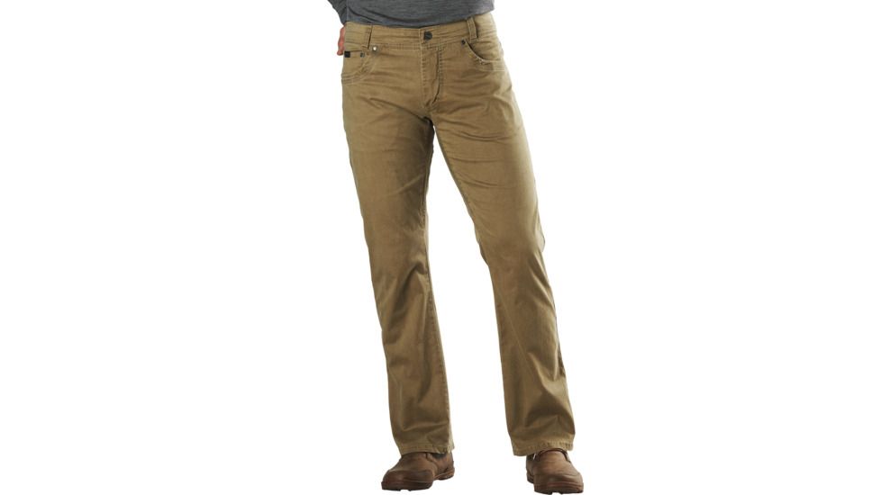 DLux Pant - Mens-Dark Khaki-Short Inseam-33 Waist