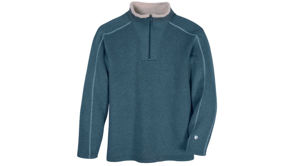 Kuhl Europa 1/4 Zip Sweater - Men's-Indian Teal-Large