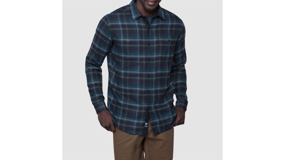 Kuhl Fugitive Shirt - Mens-Obsidian-Medium