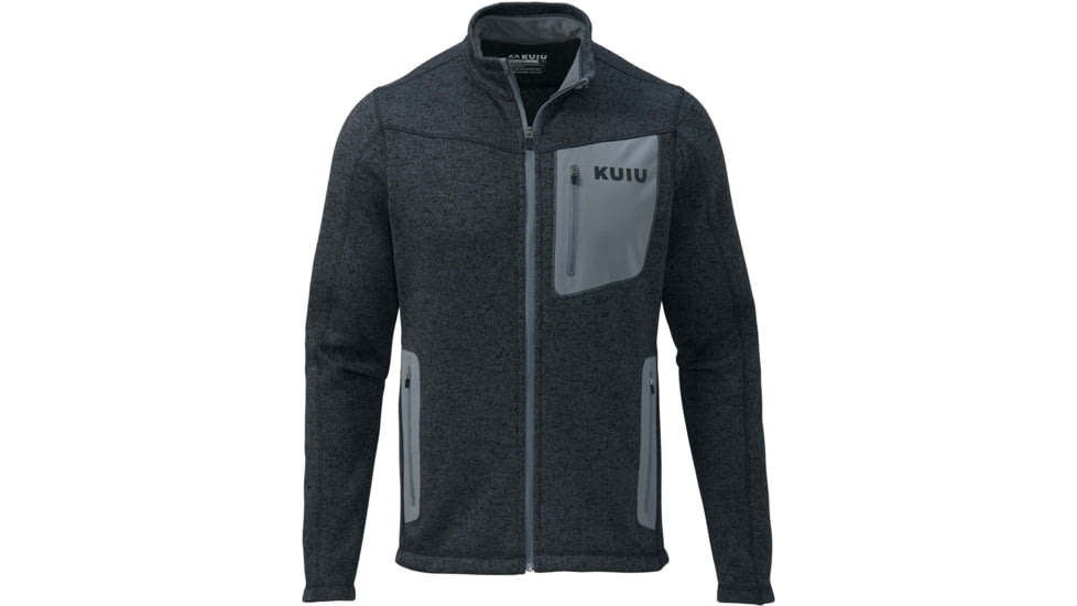 Kuiu Base Camp Full Zip Sweater - Mens, Navy, 3XL, 14027-NV-3XL