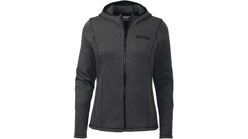 Kuiu Base Camp Hooded Sweater - Womens, Grey, S, 14035-CH-S