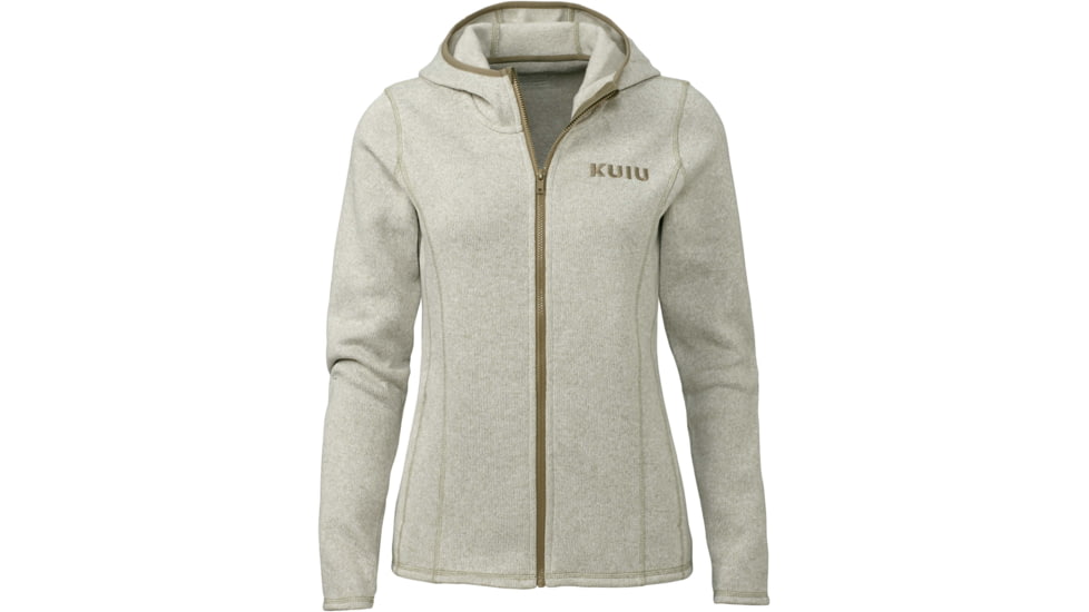 Kuiu Base Camp Hooded Sweater - Womens, Oatmeal, XL, 14035-BG-XL