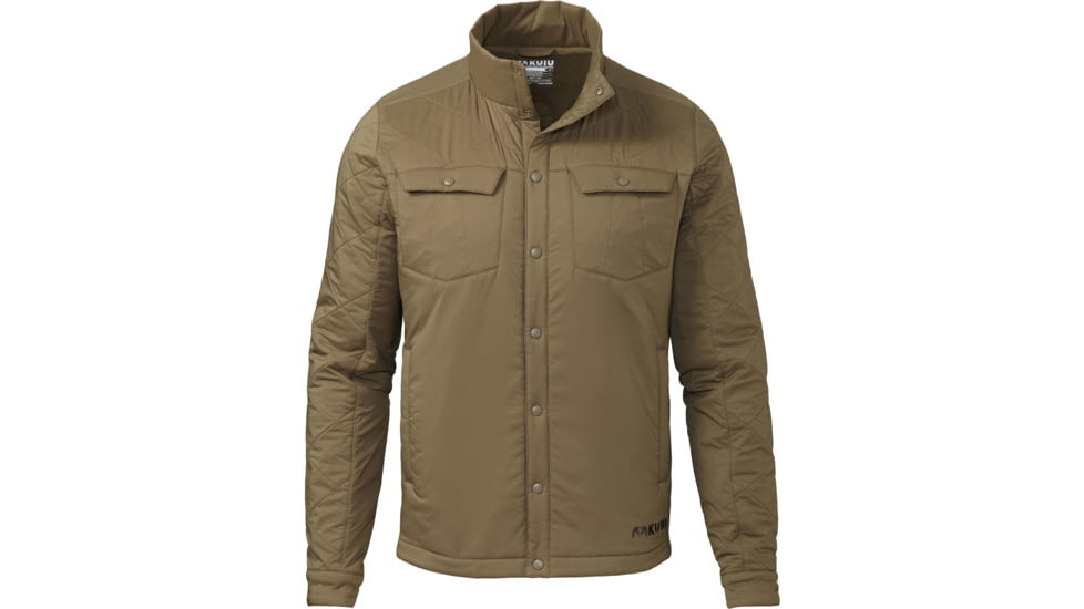 Kuiu Base Camp Insulated Snap Shirt - Mens, Ash, XL, 98080-AS-XL