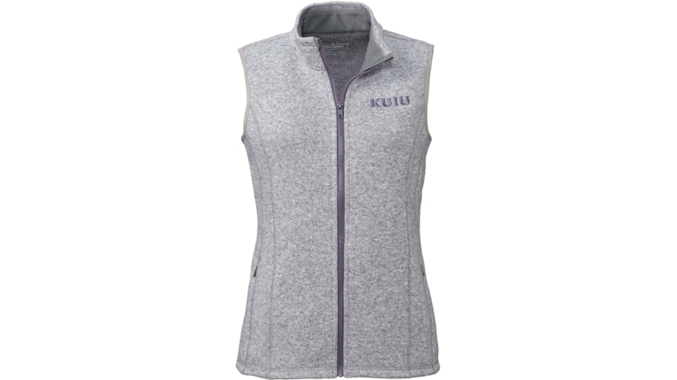 Kuiu Base Camp Sweater Vest - Womens, Heather Grey, XL, 14036-HG-XL