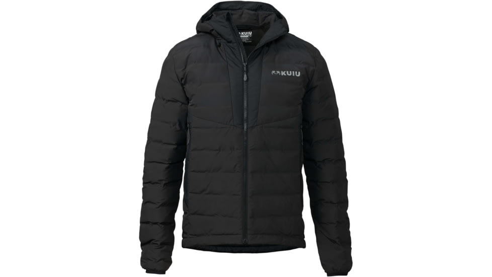 Kuiu Elements Hooded Hunting Jacket - Mens, Carbon, 3XL, 40032-CB-3XL