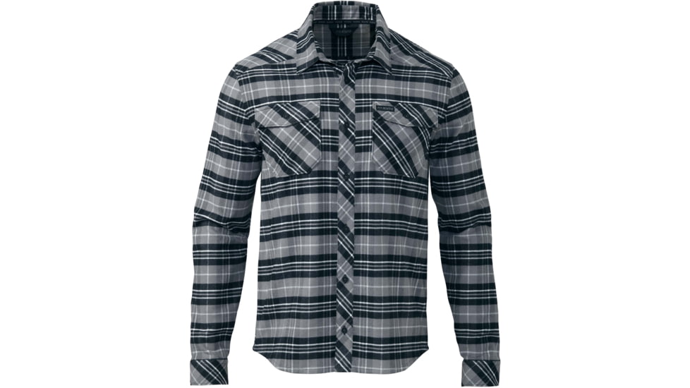 Kuiu Flannel Shirt - Mens, Black/Grey, 3XL, 98083-BG-3XL