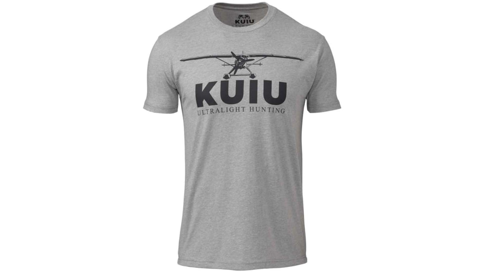 Kuiu Float Plane T-Shirt - Mens, Heather Grey, XXL, 14061-HG-XXL