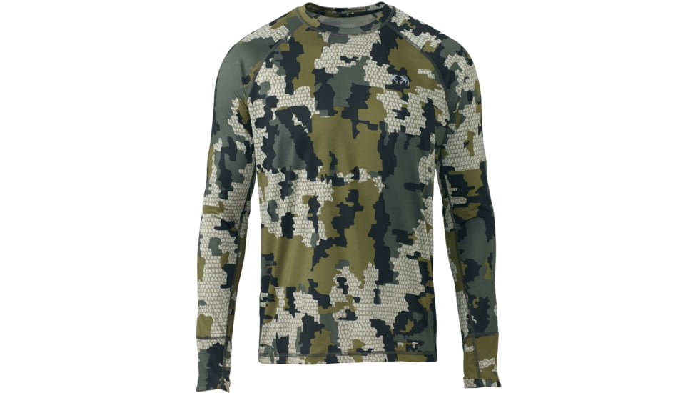 Kuiu Gila Long Sleeve Crew Shirt - Mens, Camo, XL, 98201-V2-XL
