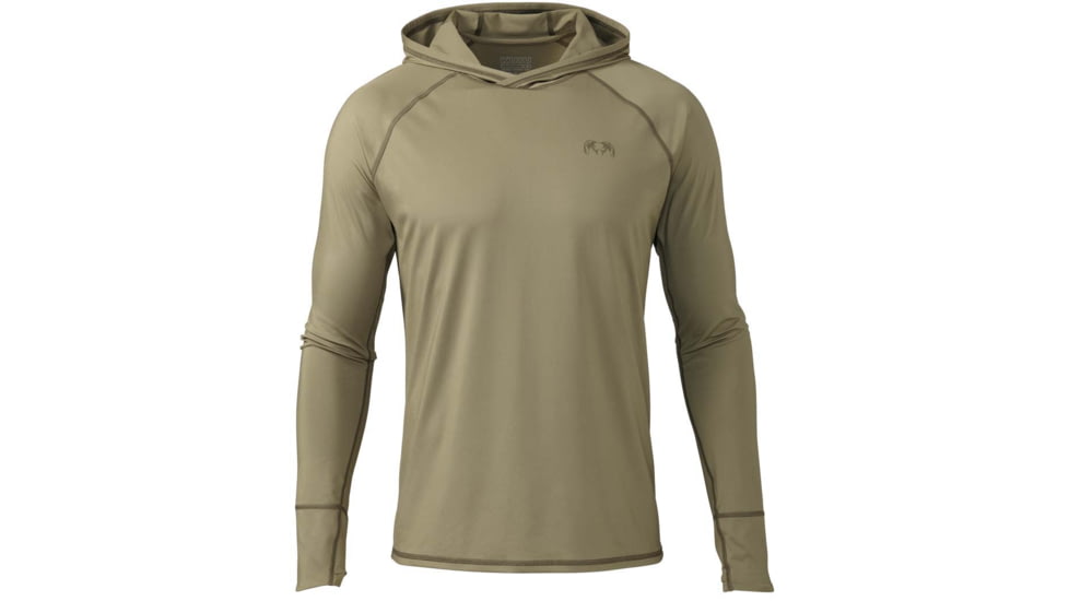Kuiu Gila Long Sleeve Hoodie - Mens, Khaki, 3XL, 98200-KH-3XL