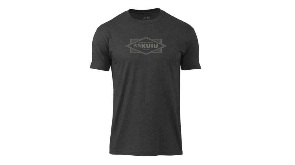 Kuiu KUIU Emblem Logo T-Shirt in Charcoal Size 3XL, Charcoal, 3XL, Cotton, Adult, Male, 8189339861150