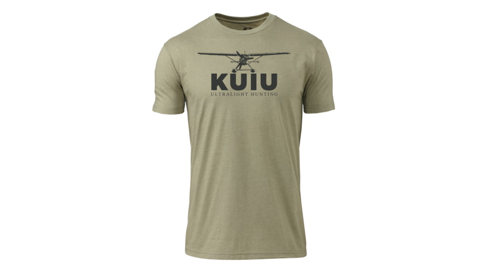 Kuiu KUIU Float Plane T-Shirt in Light Olive Size 3XL, Light Olive, 3XL, Cotton, Adult, Male, 8136708653214