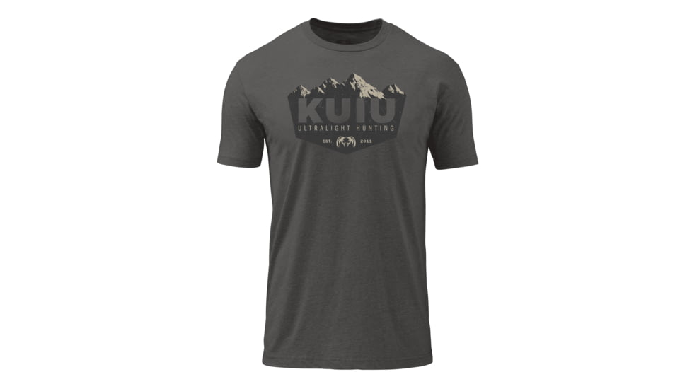 Kuiu KUIU Mountain T-Shirt in Heavy Metal Size 3XL, Heavy Metal, 3XL, Cotton, Adult, Male, 8136623915166