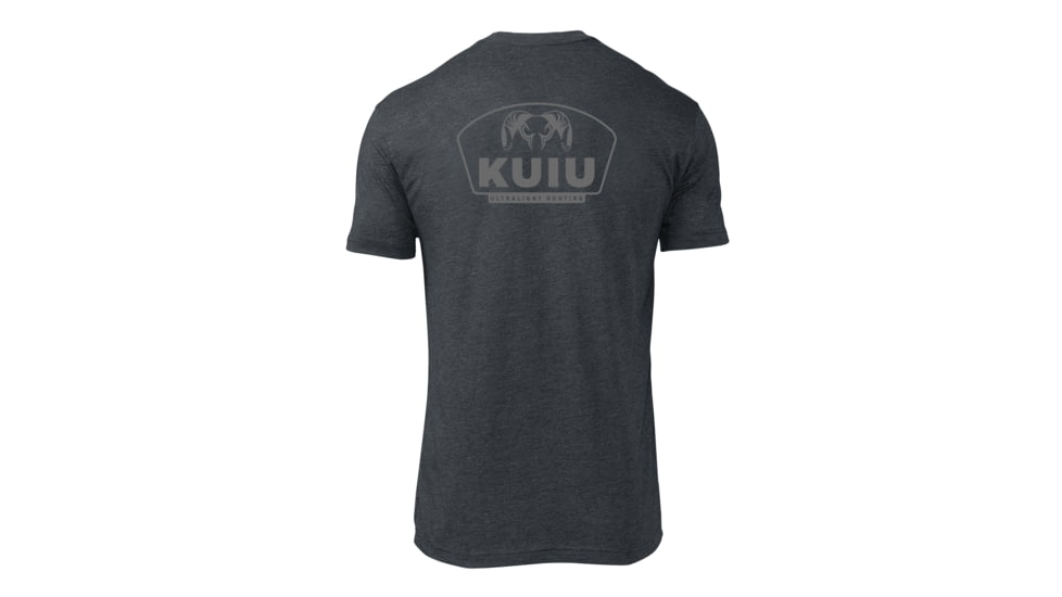 Kuiu KUIU Shield Back Logo T-Shirt in Charcoal Size 3XL, Charcoal, 3XL, Cotton, Adult, Male, 8197783650462