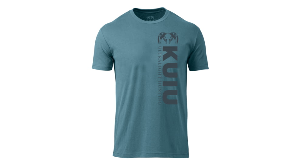 Kuiu KUIU Solid Vertical T-Shirt in Indigo Size 3XL, Indigo, 3XL, Cotton, Adult, Male, 8136525414558