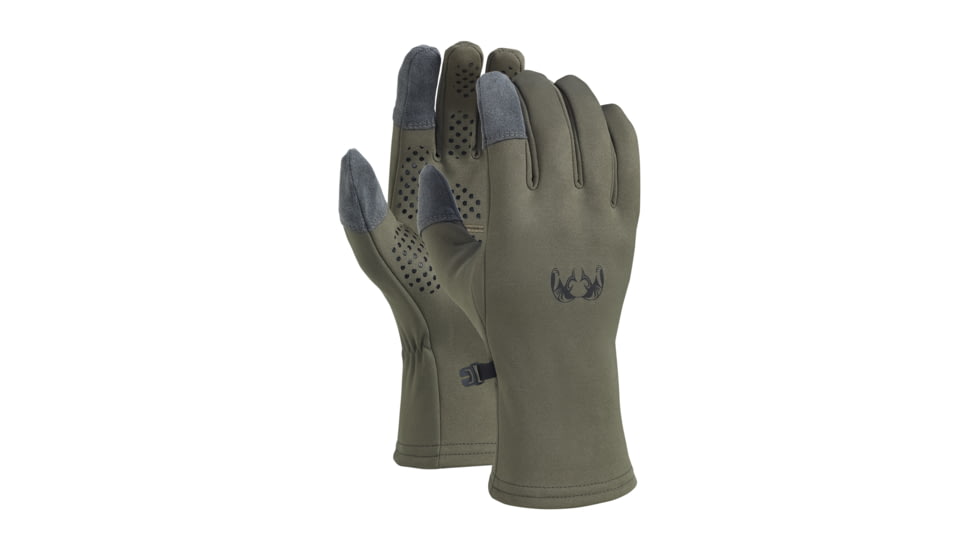 Kuiu KUIU StrongFleece 290 Glove in Ash Size 2XL, Ash, 2XL, Adult, 8233274933406