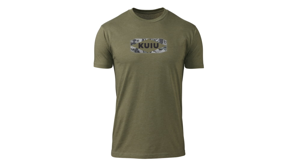 Kuiu KUIU Vias Storm Patch T-Shirt in Military Green Size 3XL, Military Green, 3XL, Cotton, Adult, Male, 8228264607902